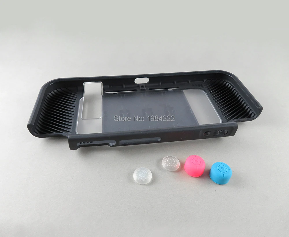 1 zestaw miękkich etui ochronnych z TPU do konsoli Switch NS NX Uchwyt z gniazdem na kartę do gier Osłony antywstrząsowe 6 w 1