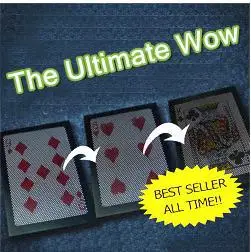 2pcs/Lot The Ultimate WOW 3.0,Card Magic Tricks,Close Up Magic Props,Stage,Street,Mentalism,Toys,Gadgets,Joke