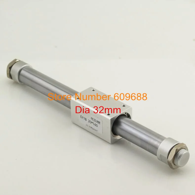 

CY1B32 CY3B32 RMS Rodless Pneumatic Cylinder CY1B32-100 CY1B32-200 CY1B32-300 CY1B32-400 CY1B32-500 CY1B32-600 CY1B/CY3B