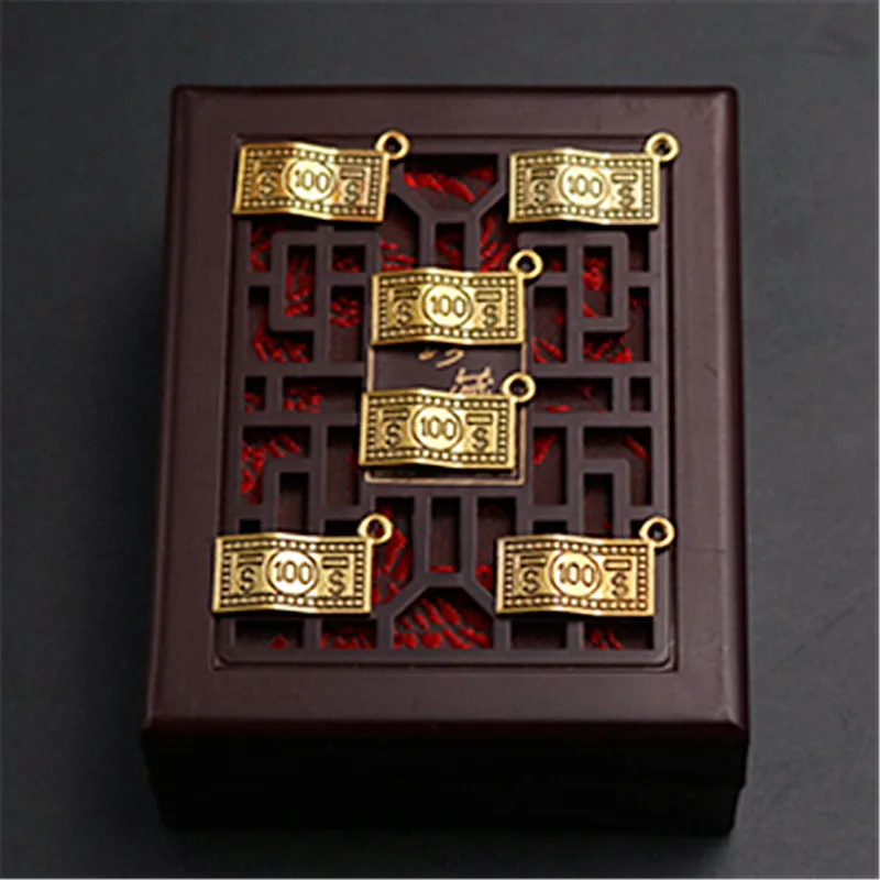 20pcs Antique Gold Color USD Alloy Pendant DIY Charms Hip Hop Style Jewelry Carfts Making 20*10mm A1219