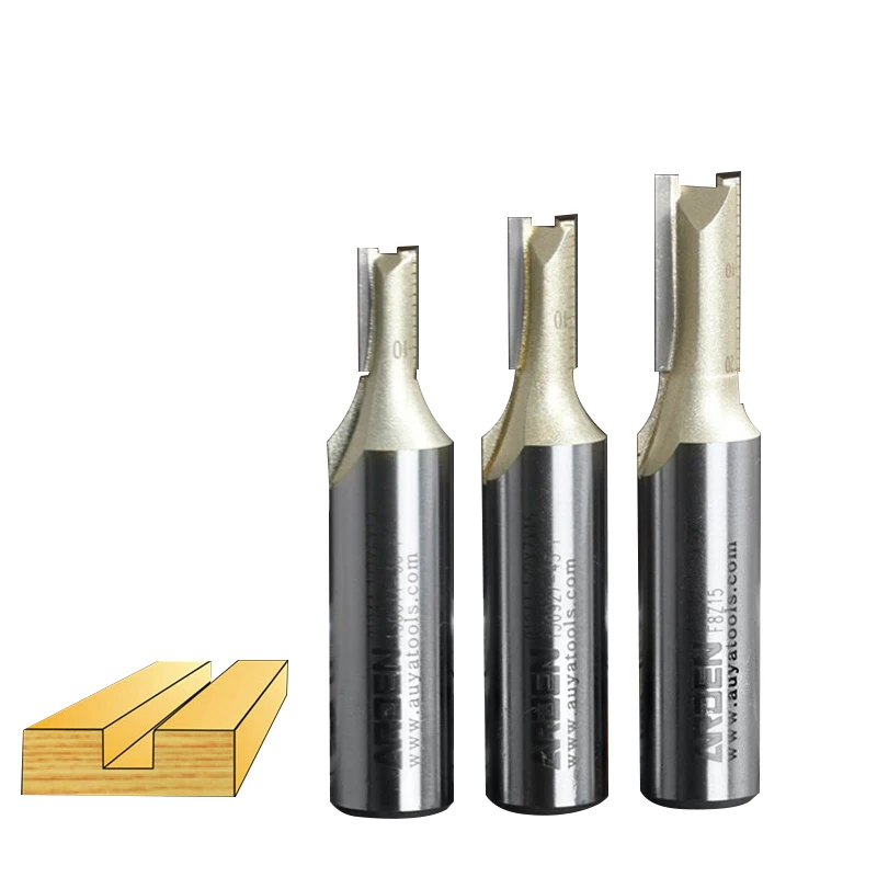 

fresas para router Woodworking Tool Metric Short Blade Straight Bit Arden Router Bit -1/4"*6mm*12mm Shank - Arden A0104314
