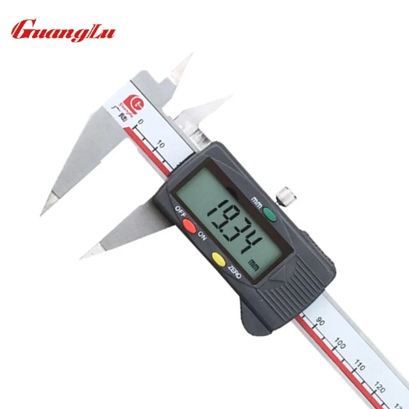 

GUANGLU Pointed Digital Caliper 0-150mm/6'' 0.01mm/inch Electronic Stainless Steel Vernier Calipers Measuring Tools