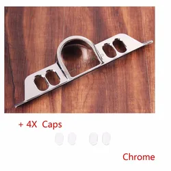 1X Chrome Switch Dash Panel Accent Cover&Inserts For Harley Touring Electra Street Glide FLHX 1996-2013