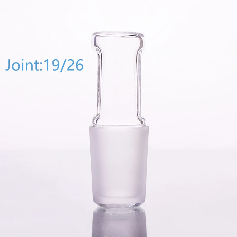 

4pcs FAPE Glass stopper, Glass hollow plug, Joint 19/26, Grinding flat plug, Hollow plunger, Borosilicate glass