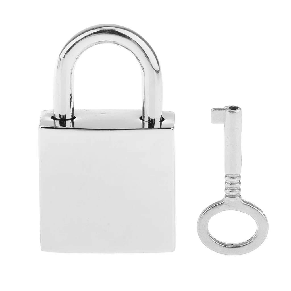 New Hot 1 X Square Padlocks Mini Decorative Pad Locks Suitcase Luggage Bags Pad Lock Lovers Gifts Presents Suitcase Decorations