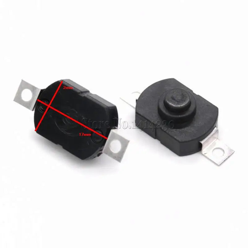 10Pcs 1712-KD 17*12mm ON OFF SMT Flashlight Button Switch SMD