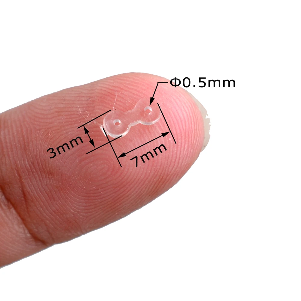 MNFT 120PCS Bait Elastic Band Rubber Ring Lures Squid Fishing Transparent Lure Belt