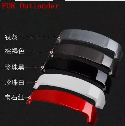 

High quality ABS punch-free plastic rear tail guide lip flap rear spoiler for Outlander 2016 2017 2018 car shape