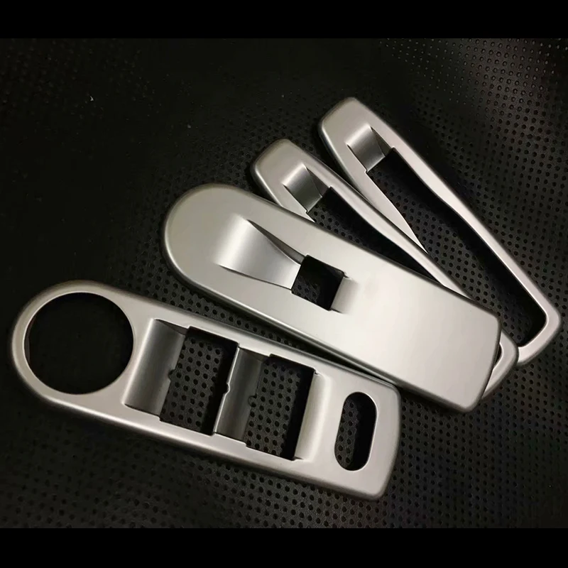 For Renault Captur 2013-2016 Accessories Chrome Window lift panel abs plastic window rises cover trim Car Sticker Car Styling