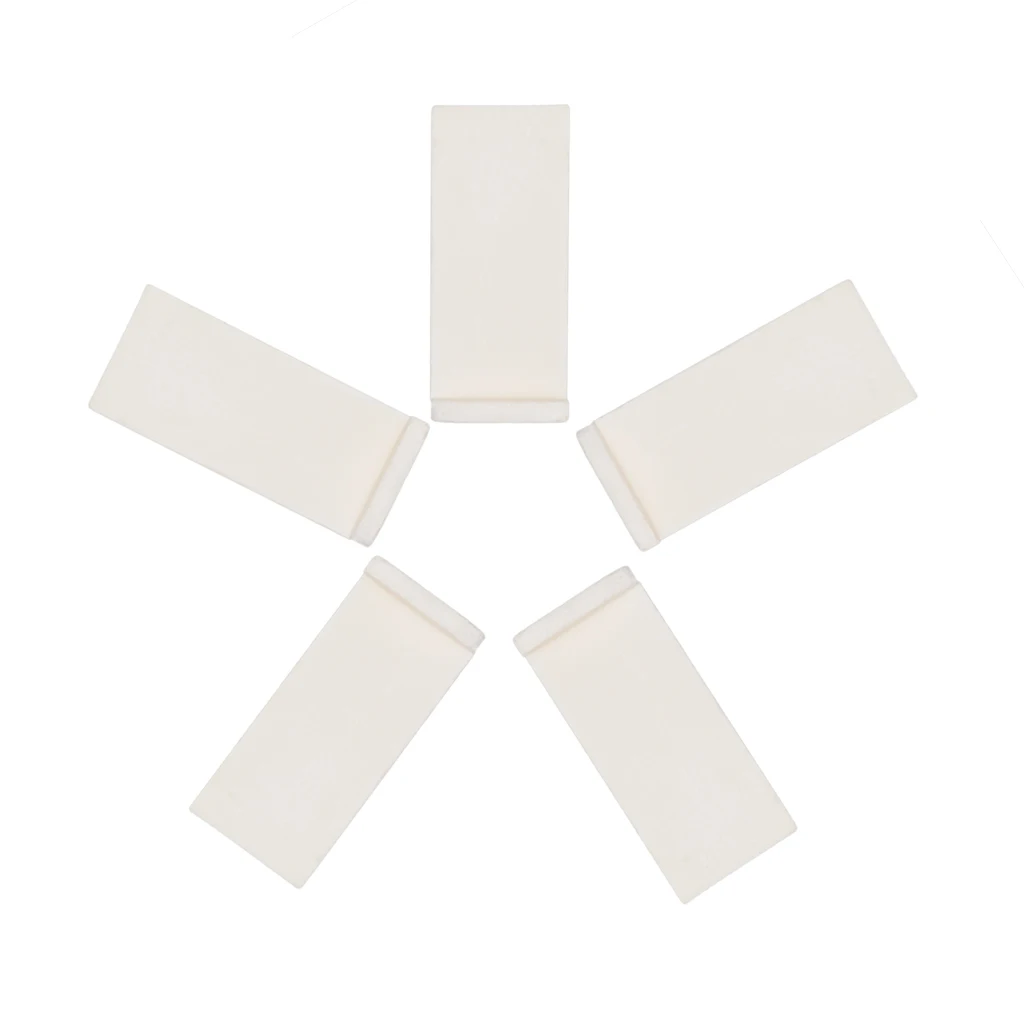 

5PCS Bass Bow White Tips Bone For Violin Family Parts Accessories New Maker