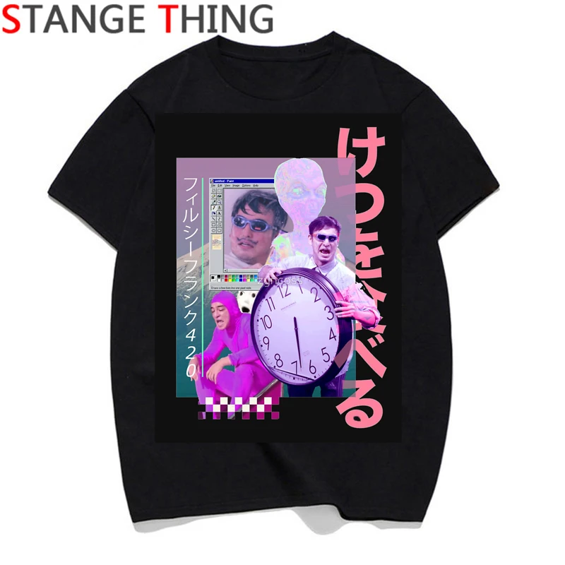 Vaporwave Filthy Frank T Shirt Men/women Sad Girl Aesthetic Tshirt Pulp Fiction Hiphop Couple T-shirt Unisex Top Tee Male/female