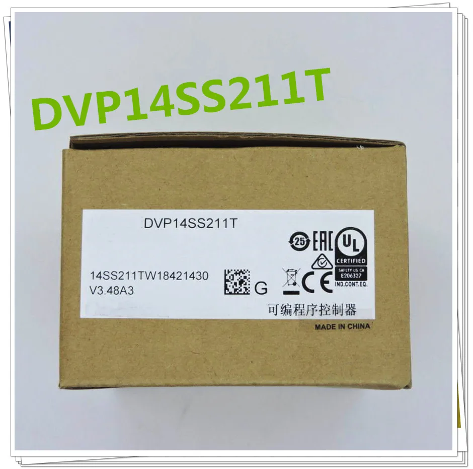 Original Full New SS2 series PLC programmable controller DVP14SS211T Transistor ouput 24VDC 8DI 6DO in box