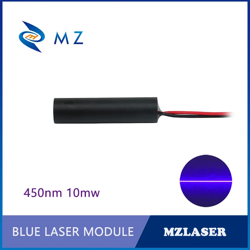450nm 10mw 60 Degree Industrial APC Drives Blue Line Laser Diode Module