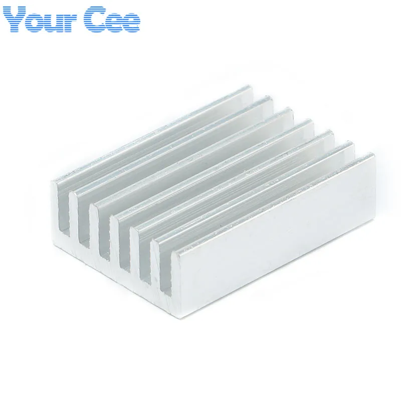 20pcs/2pcs 20*14*6mm Radiator Heatsink Cooler Cooling Fin Aluminum Heat Sink Chip, LED, Power IC Transistor Module 20x14x6mm