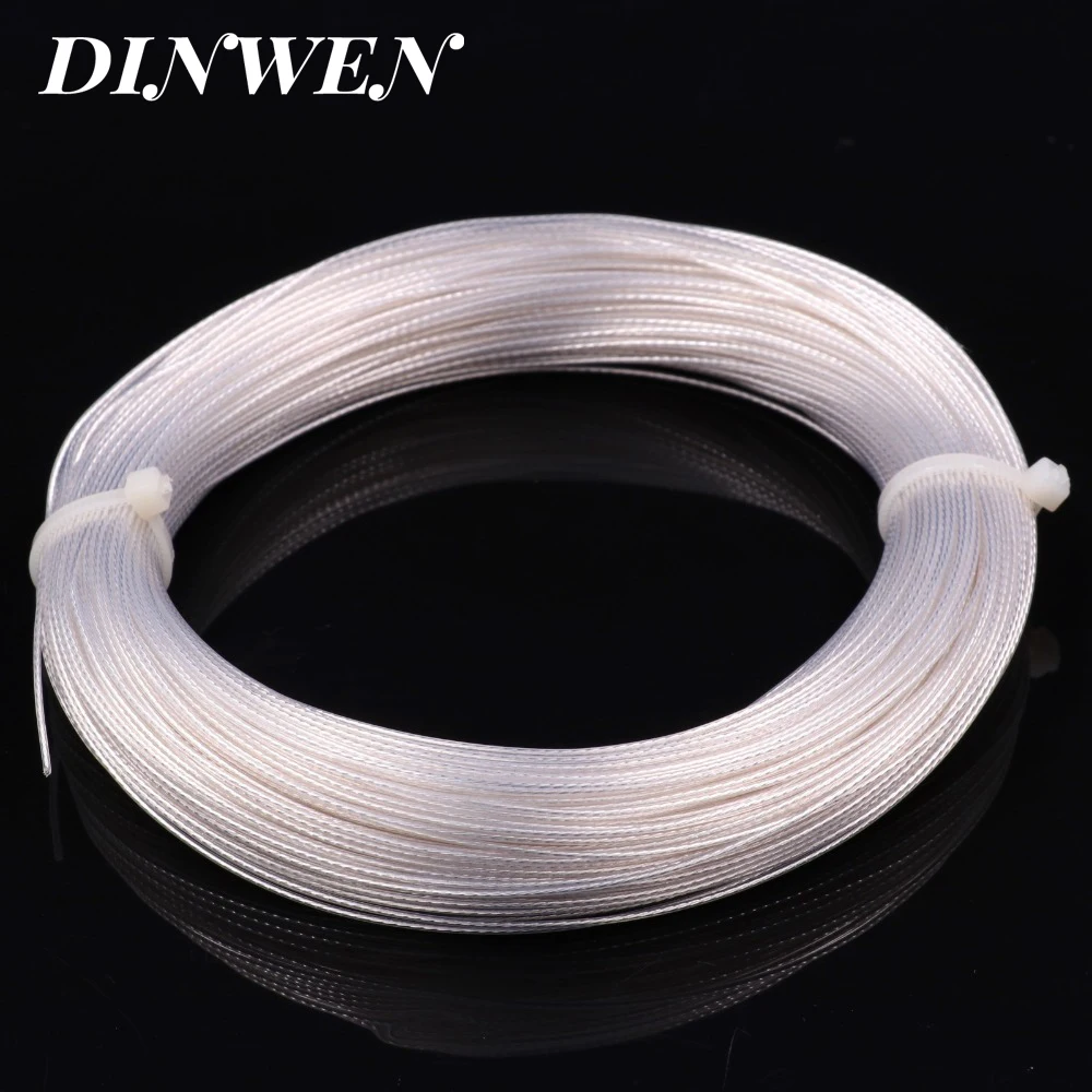 0.12MM2-6.0MM2 High Purity Silver Plated OCC PTFE Wire Copper Cable For Hifi Audio DIY Amplifier Speaker Headphone AWG26-AWG9