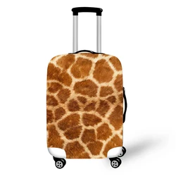 eather pattern design travel accessories suitcase protective covers 18-30 inch elastic luggage dust cover case stretchable