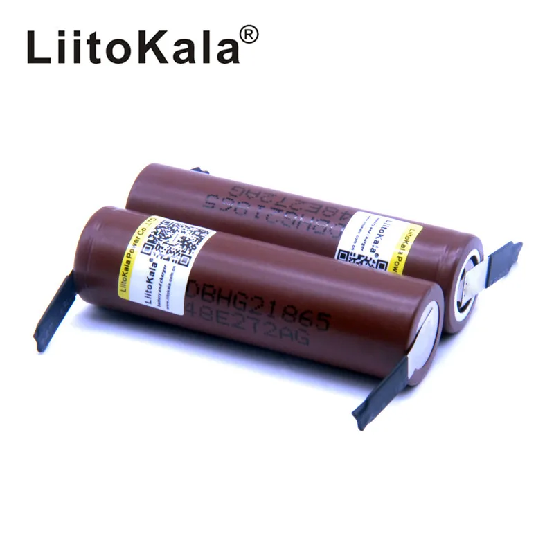 Liitokala حار hg2 18650 3000mah عالية الطاقة بطارية قابلة للشحن قوة عالية التفريغ ، 30a تيار كبير + لتقوم بها بنفسك nicke