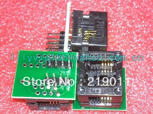 SOP8 SOIC8 SOIC to DIP8 socket adapter for EEPROM 24c* 93c* NEW IN STOCK