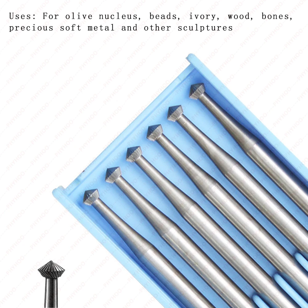 Free Shipping Diamond Polishing & Engraving Twist Drill burs Tool Jewelry Burs With Many Different Size Jewelers Hand Tool