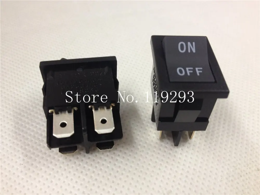 

[SA] SL10K FUJISOKU import Fujitsu Rocker Switch 6A250VAC 4 foot 2-speed toggle switch --10PCS/LOT