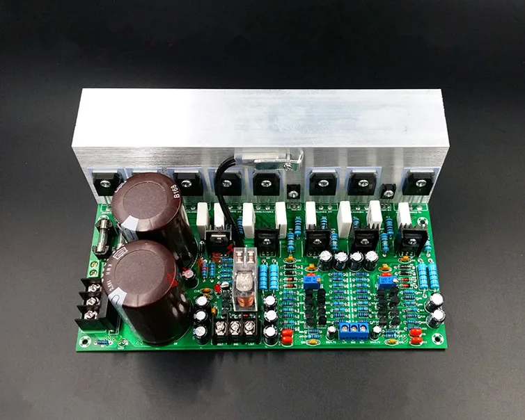 

Fully symmetric double difference NJW0302 NJW2081 tube 600W+600W 2.0 stereo amplifier board finished