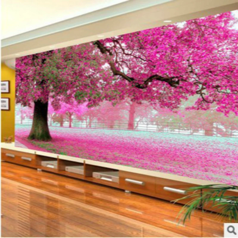 Diamond Embroidery Mosaic Painting Cross Stitch Full First Love Place Big Sakura Blossom Tree DIY 5D/3D Sale Decoration Gift