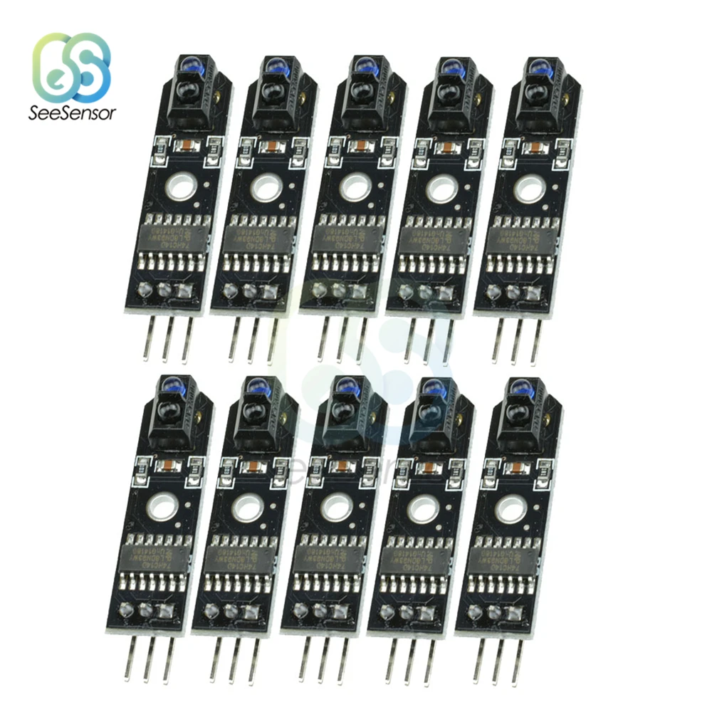 10PCS DC 5V TCRT5000 IR Infrared Line Reflection Track Follower Sensor Obstacle Avoidance Module For Arduino AVR ARM PIC