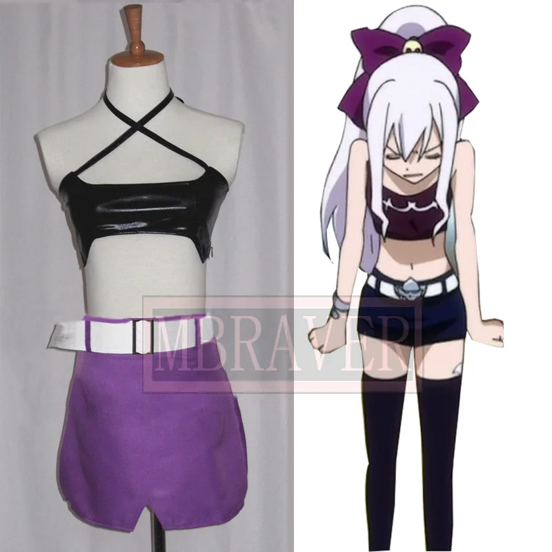 Young Mirajane Strauss Uniform Cosplay Costume Halloween Christmas Custom Made Any Size