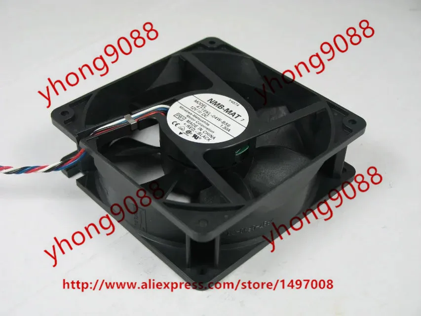 

NMB-MAT 4715KL-04W-B56 PB1 DC 12V 1.30A 4-Wire 120X120X38mm Server Cooling Fan