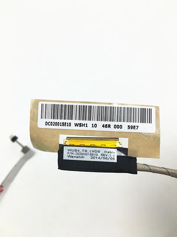 New  FOR LENOVO IDEAPAD S300T S400T S405T S500T S415 S300 S400 S405 S500 VIUS4   LCD LVDS CABLE VIUS4 DC02001SE10 With touch