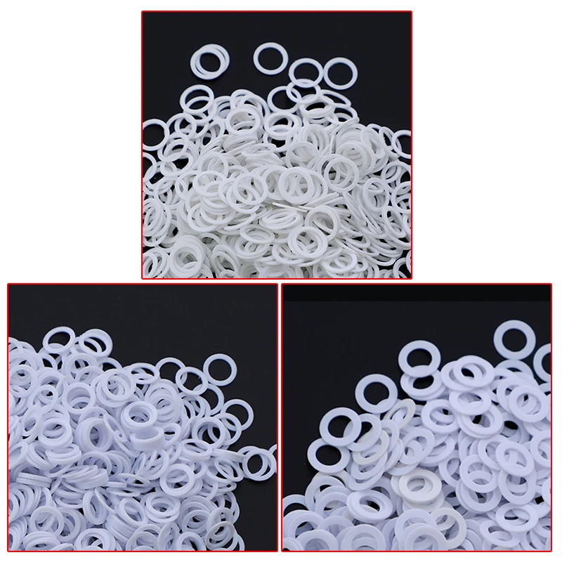 1000pieces/lot Scissor Screw gasket Hairdressing Scissor Accessory Plastic Washers size 5*7mm 4*7mm 4*6mm For Scissor Screws