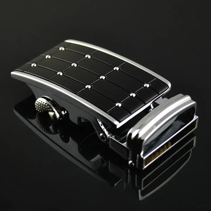 Fashion Men\'s Business Alloy Automatic Buckle Unique Men Plaque belt Buckles for 3.5cm Ratchet men Apparel Accessories LY1751
