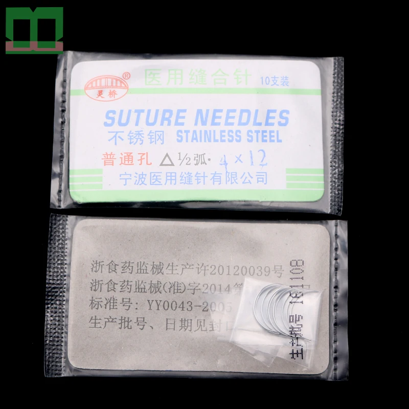 Double eyelid tool carbon steel Surgical suture needle orthopaedics Triangular points suture needles