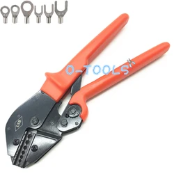 Ratchet crimping tool for non-insulated terminals 1-10mm2 cable lug crimp pliers hexagonal crimper AP-110TX