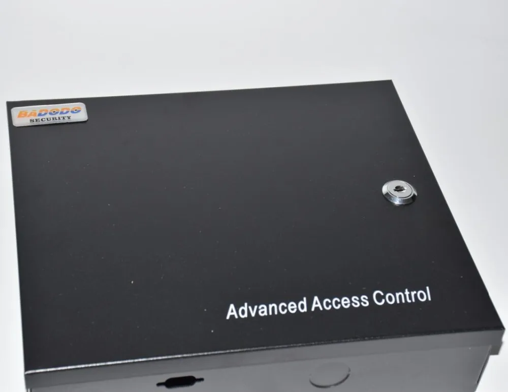 

RJ45 1 2 4 Door lock Access Control Board with Metal Power Supply Box For Access Control System Wiegand Access Control Panel