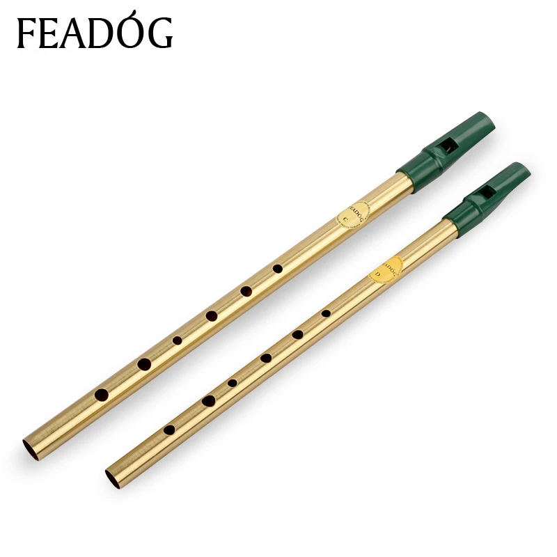 Irish Whistle Flute Feadog D&C Key Tin Penny  6 Holes Feadan Whistle Clarinet Flute Flauta Musical Instrument Dizi