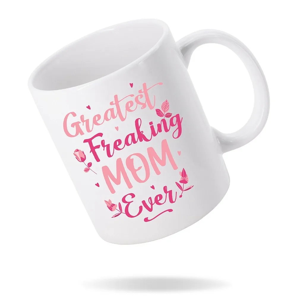 Thanks For Being My Mom Funny Coffee Mug - Best Christmas Gifts For Mom, Women - Unique Xmas Gag Present Idea For Her From Daugh