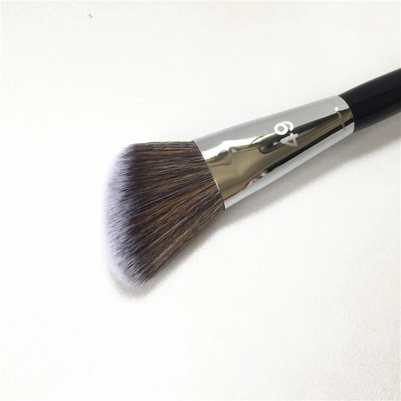 Pro Angled Blush Brush #49 - Soft Blusher Powder Contouring Highlighting Brush - Beauty Makeup Brushes Blender tools