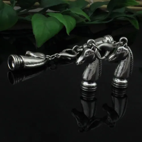 10 sets/partij Mode Zinklegering Koord Eindkappen Set Fit 7mm Koord voor Ketting Armband Connectors Sluiting Totale Lengte: 73mm K05214