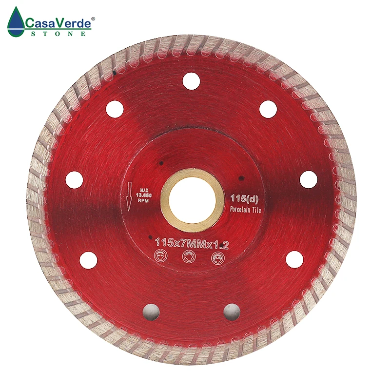 DC-VPSB02 super thin 1.2mm thickness 4.5 inch 115mm vitrified porcelain saw blade for cutting vitrified porcelain tiles