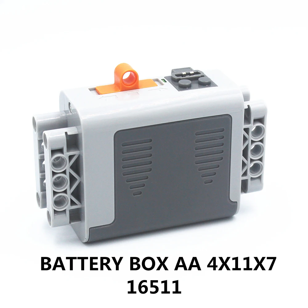 MOC Building Block Technical Parts 1szt Power Functions BATTERY BOX AA 4X11X7 kompatybilny z Lego 16511 Dla dzieci Chłopcy Zabawka