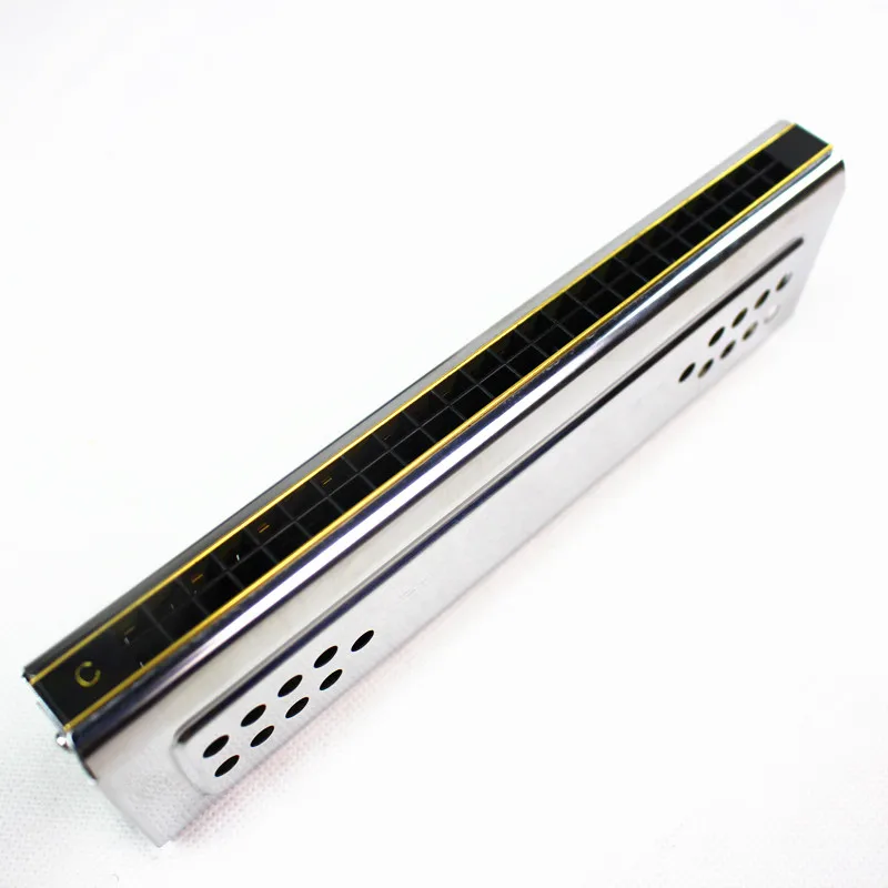 Both Sides Swan Harmonica Tremolo C And G Key 24 Holes Double Harmonica Harp Mouth Organ Woodwind Instruments - view 6
