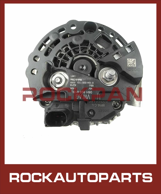 HENAN ROCK 12V ALTERNATOR 0124525009 0124525088 063731811010 06B903016AA 06B903016AB 06B903016AF 06B903019E FOR AUDI A4 2.0L