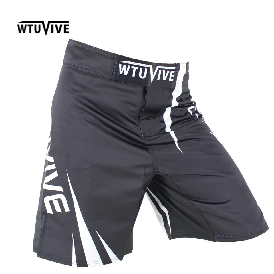 SUOTF 2017 new boxing features sports training Thai fist fitness personality fight flat angle shorts MMA muay thai clothing