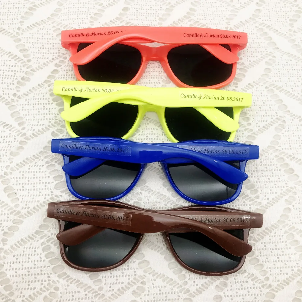 24 Pack Neon 80\'s Style zabawka na imprezę okulary przeciwsłoneczne słodki ślub sprzyja fantastyczne opakowanie na przyjęcie przyjęcie urodzinowe