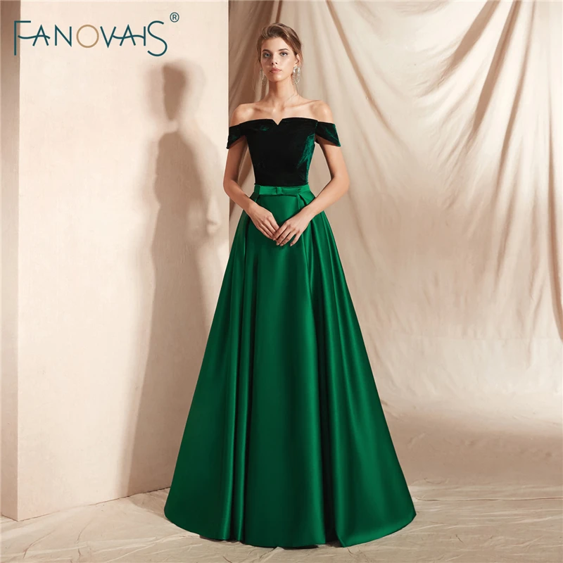 slim fit dress slacks Tina Holly Couture TA807 Emerald Green Velvet Long Sleeve Formal Dress