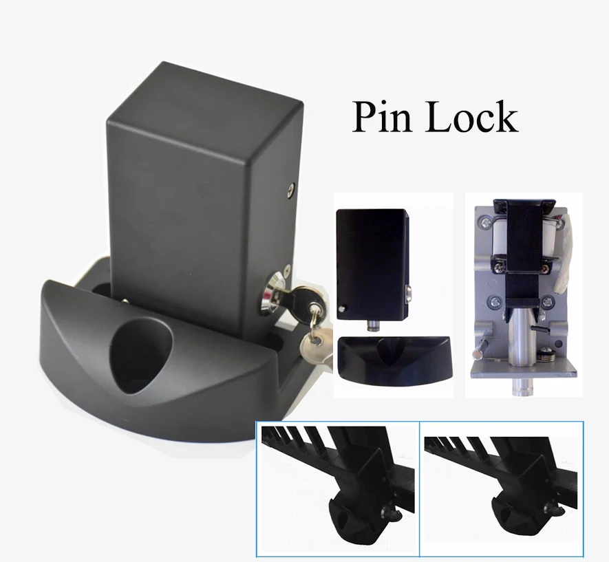 Inward swing gate lock with left and right 24VDC Electric Gate Drop Down Bolt Lock for Swing Gates door opener motor