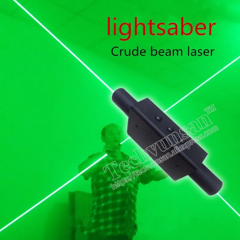 

stage laser show Mini Dual Direction Green Laser Sword For Laser Show 532nm 200mW Double-Headed Wide Beam Laser Party Supplies