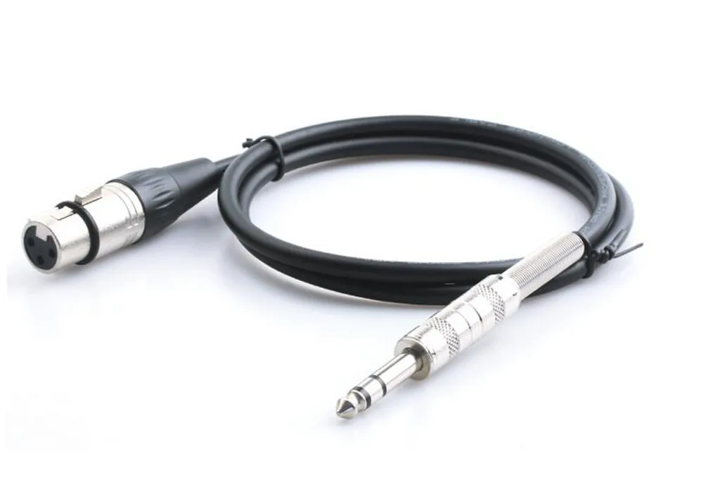 6.5/6.35/6.3 to mother XLR line microphone cable XLR 3Pin Mic Cable Audio line Mixer line power amplifier Sound box line