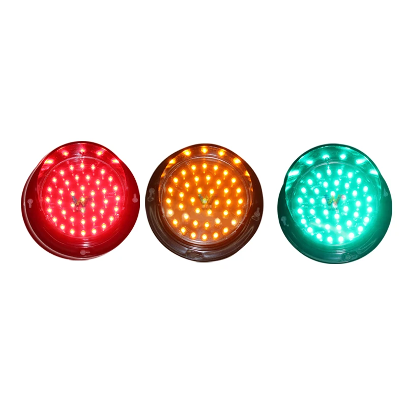 Waterproof 100mm LED Arrow Board Module  Red Yellow Green 24V Traffic light Decorative Warehouse door signal light